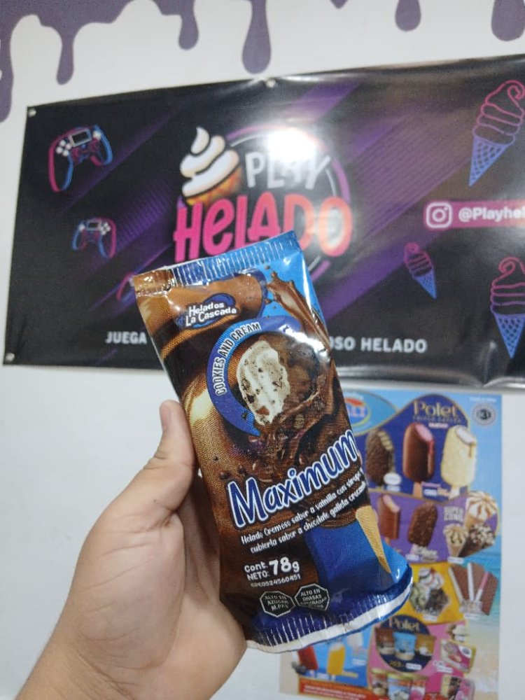 maximun helado la cascada