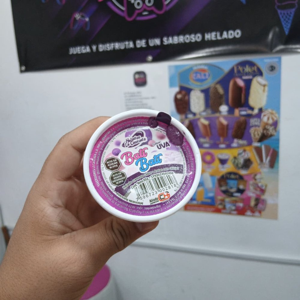 Bati bati  helado la cascada