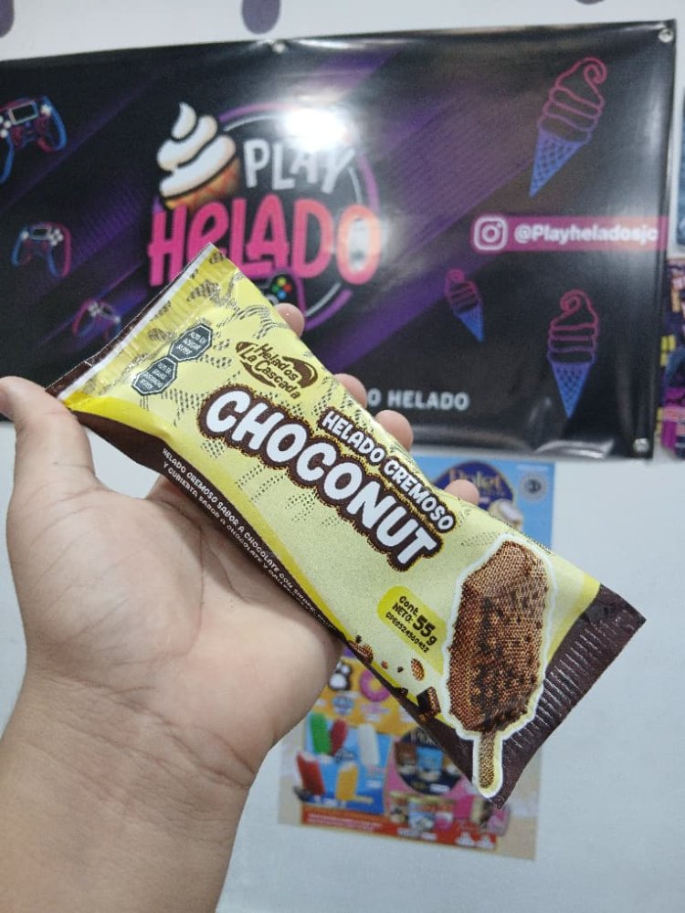 paleta choconut helado la cascada