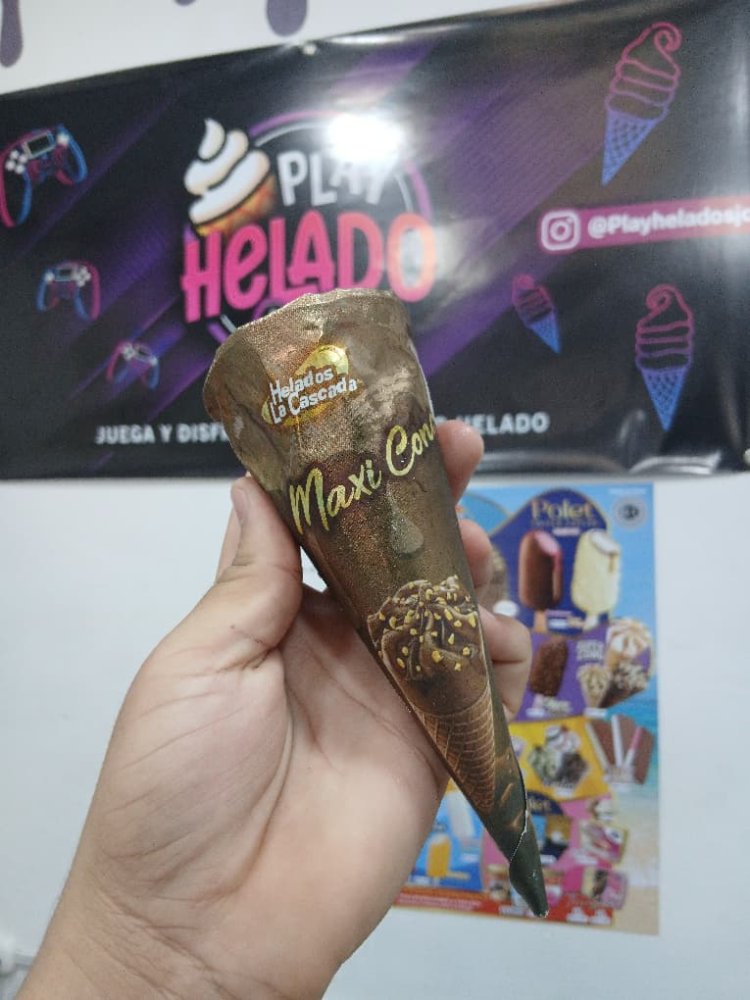 Maxi cono helado la cascada
