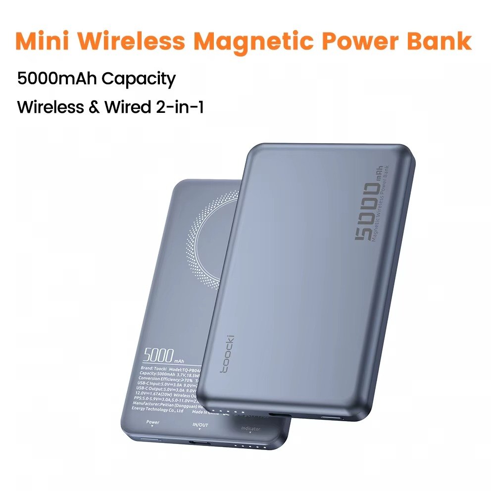 Cargador portatil toocki 10 000 mAh 20 w