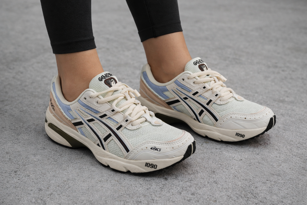 ASICS GEL 1090 BEIGS AZUL CAFE